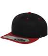 F110 (110)YP020 Fitted Snapback Cap Black / Red colour image